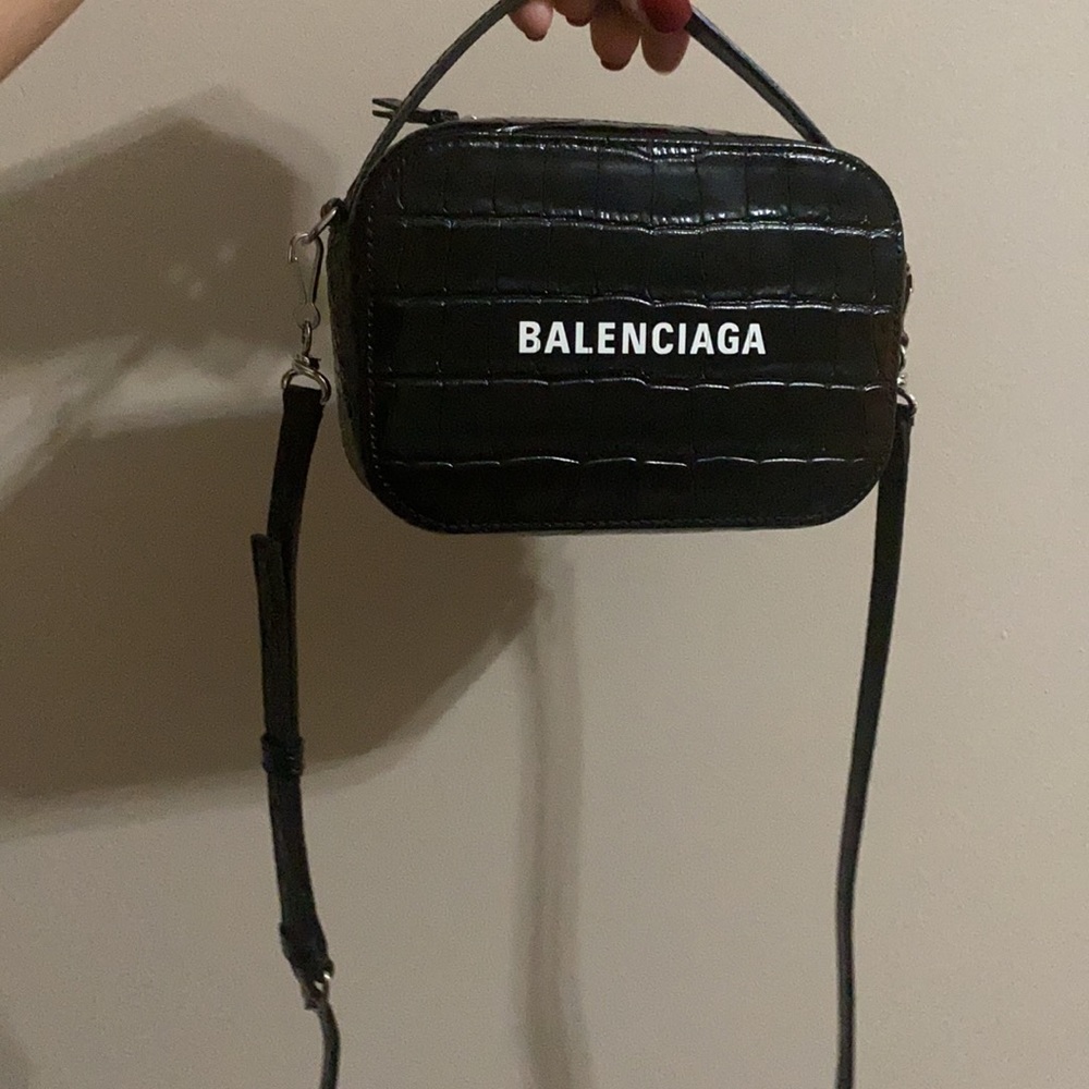 Balenciaga everyday camera bag with top handle